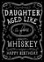Funny Daughter Jack Daniels Birthday Card created by  la la la     Designs