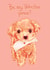 Cute Valentine Poodle Card for Significant Other created by Cocoapey