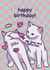 Cute Funny Meme Cat - Happy Birthday! - For Girlfriend, Boyfriend, Husband, Wife created by Mona Mauve