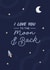 I Love You to the Moon and Back - For Birthday, Valentines, Anniversary Card created by Happy Quote
