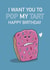 Funny Pop Tart Happy Birthday Card Perfect For Any Foodie created by Tommy Blue Illustration