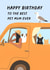 Funny Birthday Card For Female Friend - Van Life Pet Mum created by Bellollage