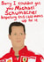 Michael Schumacher F1 celebration card created by Amber Kilsby