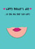 Funny Mother's Day Card - Chin Hairs created by @Laura Lonsdale Designs