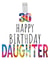 Gorge 30th Birthday Card For Daughter - Birthday Cake & Candles - Colourful Art created by size3art