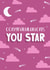 Cute Congratulations Card - You Star - Pink - Starry Night created by Sarah Cowan