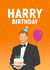 Funny Prince Harry Birthday Card - Harry Birthday! created by The Cake Thief