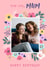 Mum Pretty Birthday Personalised Photo Card 19726 created by Dalia Clark Design