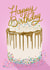 Cute Birthday Cake Card with Cake Topper created by Paper Wishes Co
