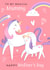 Mother's Day - For Mum - Mummy - Unicorn Card created by Dalia Clark Design