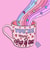 Cute Valentines Day card for significant other “You’re My Cup of Tea” created by Helen Leppert Designs