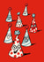 Cartoon Humour Birthday Card for Friend or Relative - Party Hats. created by Cardinky