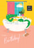 It's your Birthday Crocodile Greeting Card created by Kelly Ronan Designs