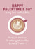 Coffee Valentine's Card created by Courtney