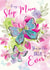 Cute Mother's Day Card - Step Mum - Best Ever - Butterflies - Watercolour created by Di Brookes Design