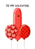 Valentine Balloons Innuendo Card created by Nicola Watson