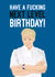 Funny Gordon Ramsay rude Next Level Chef Birthday Card! created by Quitting Hollywood