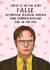 Dwight schrute - the office- Valentine’s Day card created by Swish & Scribble