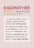 Dogmother Review card Mother's Day card from the Dog created by Poppy Lane