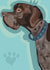 Cute birthday pointer card for the doggy lover in your life created by Higgledy Prints