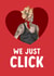 Funny Clicker Zombie Valentine's Day Card - We Just Click created by The Cake Thief