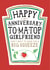 Funny Girlfriend Anniversary Card, Happy Anniverary - Heinz Tomato Ketchup Sauce created by  la la la     Designs
