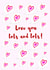 Cute Valentines card expressing lots and lots of love created by AJL Designs