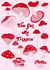 Cute Anniversary/Valentine's Day Card - Mushroom - You Got Me Trippin created by AmySrvc Illustration