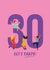 Fun 30th Birthday Card for your friend who loves to party! created by Sharon Armstrong Creative