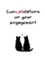 Cute engagement cat card created by Anxiously Crafting