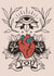 Tattoo Eye-Heart-You Valentine Card For Significant Other created by Lavinia Roth