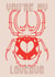 A Unique Heart Beetle Card For Your One & Only Love Bug created by Lavinia Roth