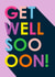 Cheery and bright Get Well Soon Card for your loved ones created by PengellyArt