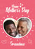 grandma grandmother Mothers Day Personalised Photo Card 22071 created by Angry Squirrel