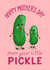 Cute Mother's Day Card - Little pickle - From the Kids created by Silky Rose Design