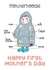 Funny First Mother’s Day Card For New Mum - Motherhoodie created by Presents Felt