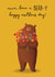 Cute Mother's Day Card - Bear Floral Flowers Pun - For Mum created by Sophie Kent Illustration