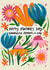 Happy Mother's Day Wonderful Mother In Law-Pretty-Floral-Mother's Day Card created by @AimeeStevens.Design