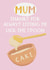Cute Mother’s Day Card - lick the spoon created by Giddy Kipper