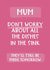 Funny Mother’s Day Card - Dirty Dishes created by Giddy Kipper
