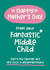 Cheeky Mother’s Day Card - middle child created by Giddy Kipper