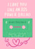 I Love You Like an 80s Power Ballad | Retro Nostalgic Love Card | Anniversary created by @tikkled.pink