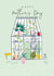 Pretty Mothers Days Card - Gardener Mum - Greenhouse created by Laura Darrington Design Ltd.