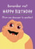 Funny birthday card for a friend From the Stone Age - Dinosaurs TV created by LittleTalesByGem