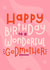 Wonderful Godmother Birthday card created by Joanne Hawker