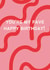Aesthetic cute pink card for bestie partner - you’re my fave happy birthday! created by Robyn Pugh