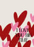 Anniversary valentines card for your partner - modern - typography - statement created by Robyn Pugh