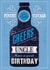 Classic male birthday card for Uncle - craft beer - Cheers Uncle created by 0nly Me!