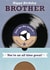 Classic birthday card for your brother - vinyl records created by 0nly Me!