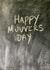Funny Mother's Day Card - Muvver - Chalkboard created by Hot Balloon Art